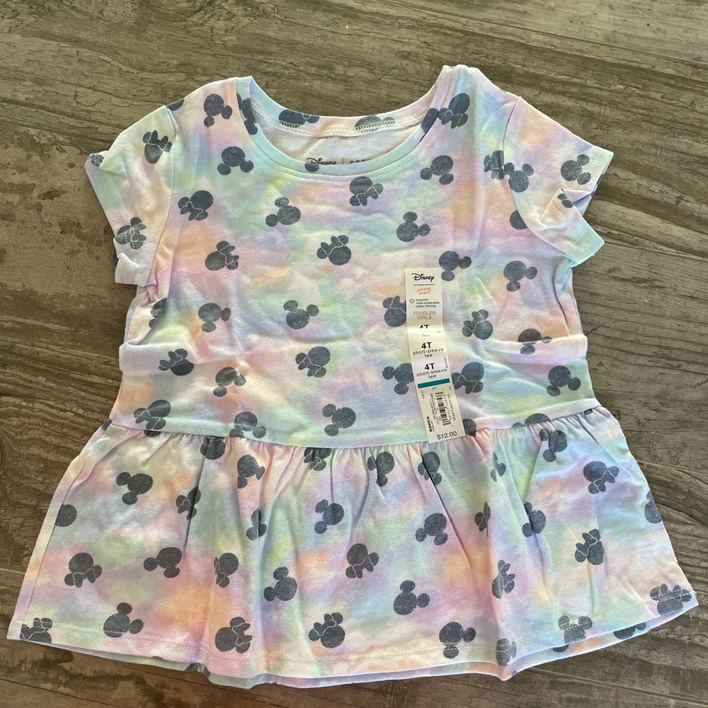 NWT Disney 4T Jumping Beans Ruffled Tee